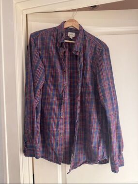 J.crew Men's Multicolor Plaid Brushed Twill Slim-fit Button-up Shirt